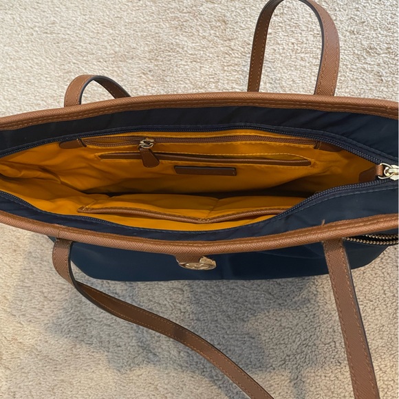 Michael Kors Navy Vinyl Bag - Picture 5 of 5